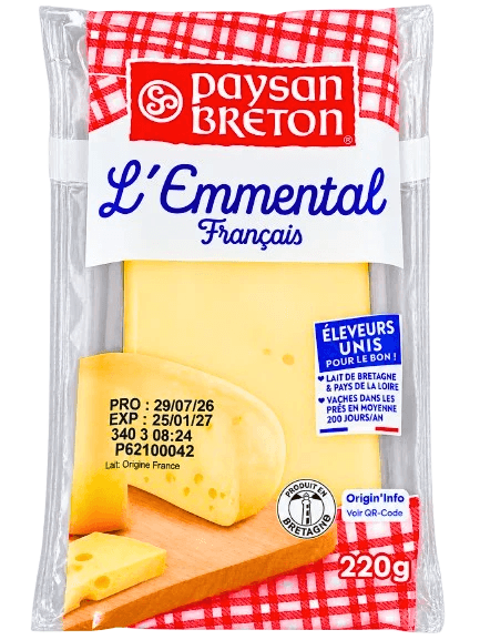 EMMANTAL PAYSAN BRETON 220G