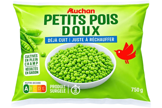 AUCHAN PT POIS DOUX 750G