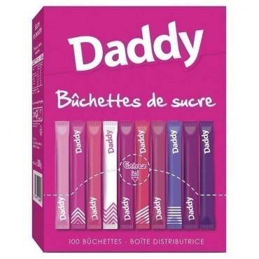Daddy Sucre En Poudre Buchette (x100) 500g