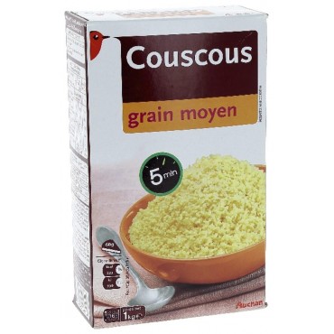 Auchan couscous grain moyen...
