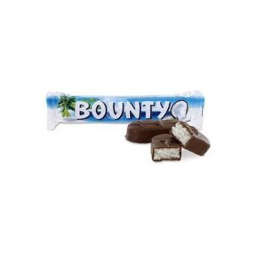 Bounty chocolat au lait fourré à la noix de coco 2x28,5g
