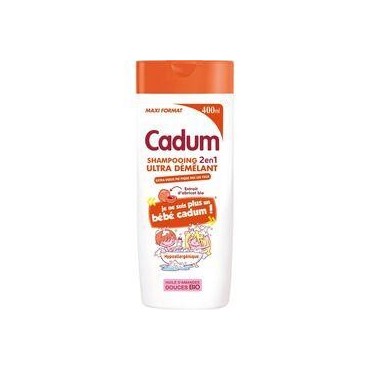 Cadum Shampooing Enfant Ultra Demelant Abricot Bio 400ml