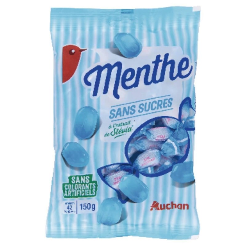 Solens Bonbons Menthe Forte-Menthe Sans Sucre 75 g : : Hygiène et  Santé