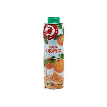 Auchan sirop orange 60cl