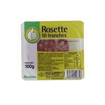 Pouce rosette 10 tranches 100g