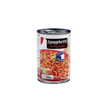 AUCHAN Spaghetti bolognaise...