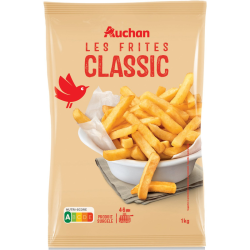 Auchan frites classic 1 KG