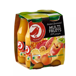 AUCHAN Jus Multi Fruit 4X20CL