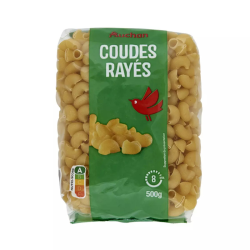 COUDES RAYES AUCHAN 500G