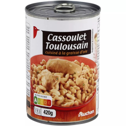 AUCHAN Cassoulet Toulousain...
