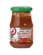 AUCHAN Sauce tomate bolognaise origine France, en bocal 190g