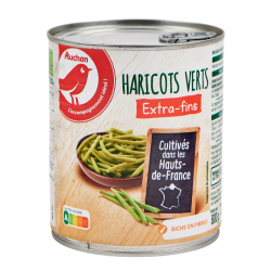 Auchan haricots verts extra...