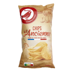 AUCHAN Chips A L'Ancienne 150G