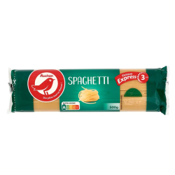 Auchan spaghetti cuisson...