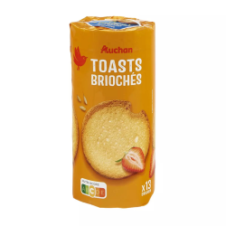 AUCHAN Toasts briochés...