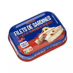 AUCHAN Filets de sardines à...