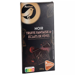 Auchan chocolat noir truffe...