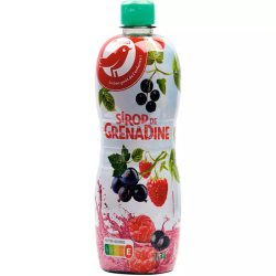 AUCHAN Sirop de grenadine 1,3l