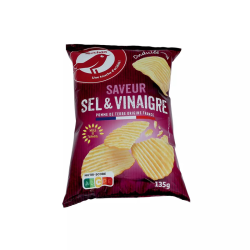 AUCHAN Chips saveur sel &...