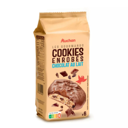 AUCHAN Cookies enrobés de...