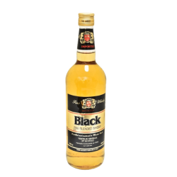 Black fine whisky 40%Vol....