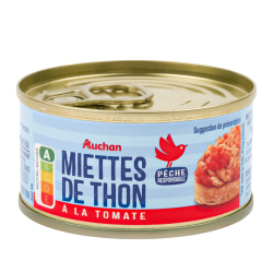 AUCHAN Miette Thon Tomate 80G