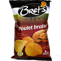 Chips Brets Poulet Braise 125G