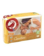 Auchan Baby couches bébé N° 2 3/6 kg x36