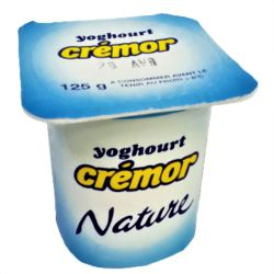 Crémor yaourt nature pot 125g