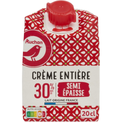 Auchan Crème Semi Epaisse...