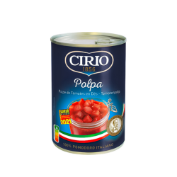 Pulpe de tomate en dés...