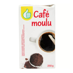 AUCHAN ESS CAFE MOULU 250G