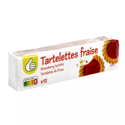 TARTELETTES FRAISE 200G POUCE