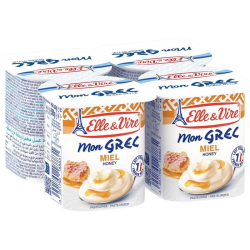 DESSERT LACTE MON GREC MIEL ELLE&VIRE 125G