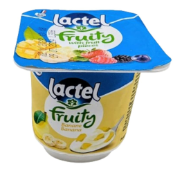 Lactel fruity banane 125g