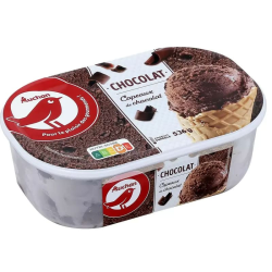 Auchan glace chocolat avec...