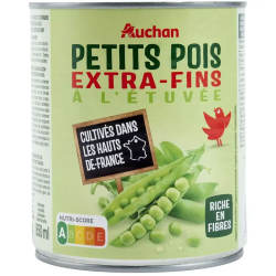 AUCHAN Petits pois à...