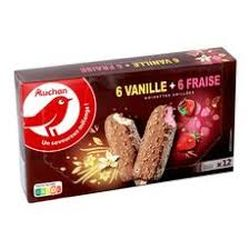 Auchan glace 6 bâtonnets...