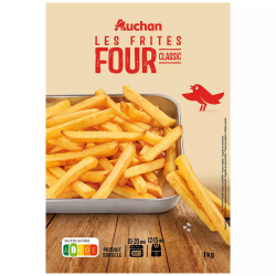 AUCHAN POMME FRITE FOUR 1KG