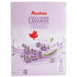 AUCHAN LESSIVE POUDRE LAVANDE