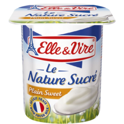 DESSERT LACTE NATURE SUCRE ELLE&VIRE 125G