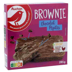 Brownie chocolat Pépites 285G