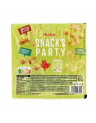 AUCHAN Assortiment de biscuits apéritifs soufflés Snack party 100g