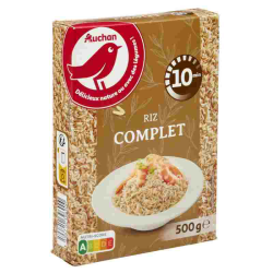 Auchan riz complet 10...