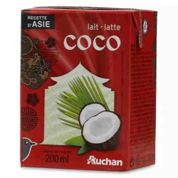 AUCHAN Lait de coco 200ml