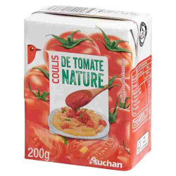 COULIS TOMATE 200G AUCHAN