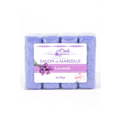 SAVON LAVANDE LA CIGALE 4X100G