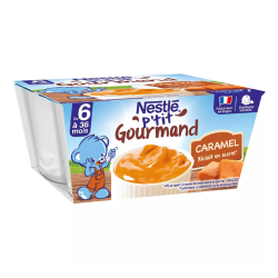 PTIT GOURMAND CARAMEL 4X100G