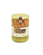 Auchan petits pois extra fins carottes cuisinés bocal 340g