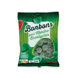 AUCHAN BONBONS GOUT MENTHE